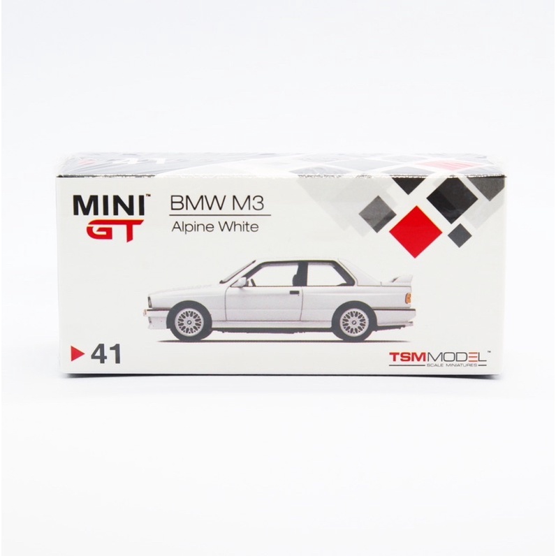 全新未拆 Mini GT BMW E30 M3 白色 1/64 絕版 #41 MiniGT