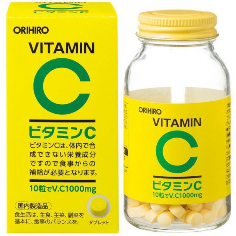 日本Orihiro長效型維他命C錠 300錠/瓶 日本維生素C