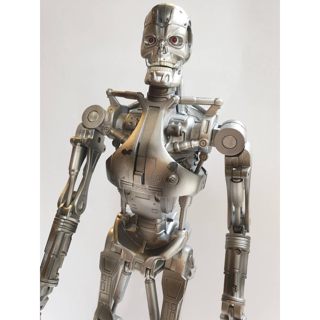 A-3 櫃 現狀品 ： NECA 18寸可動 TERMINATOR 魔鬼終結者 T-800 眼睛 可發光　天富玩具