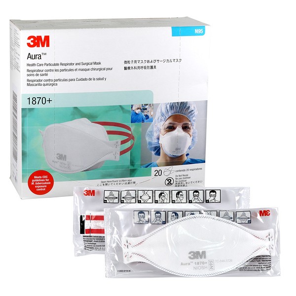 3M醫療外科用呼吸防護具1870+ N95口罩 單片包裝