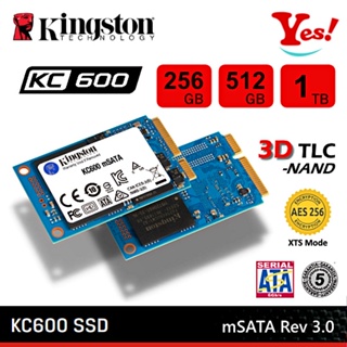 【Yes！台灣公司貨】升級Kingston 金士頓 KC600 mSATA 1024G 1TB TLC SSD 固態硬碟