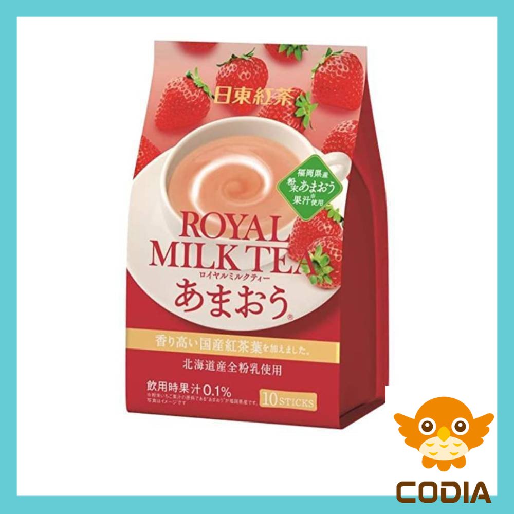 [日東紅茶] 皇家奶茶阿毛 - 10支【日本製造】【日本直接發貨】