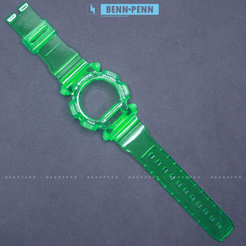 Bnb Dw9052 綠色表圈錶帶卡西歐 G SHOCK 手錶