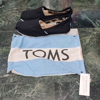 TOMS黑色經典款 正品懶人鞋 休閒鞋 帆布鞋