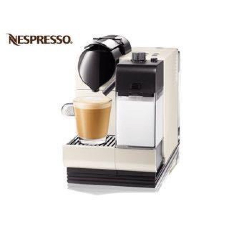(二手私物)美國乳白色Nespresso Lattissima Plus F421膠囊精品奶泡咖啡機