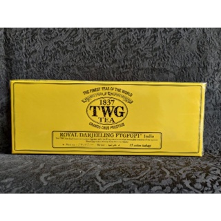 【TWG Tea】皇家大吉嶺茶 手工純棉茶包 15包/盒