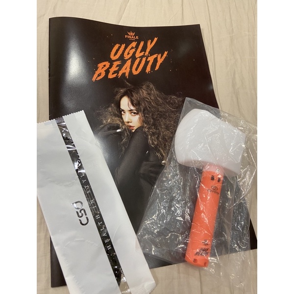 Jolin蔡依林ugly beauty 2023台北演唱會 最終場 斧頭 橘色 手燈 螢光橘 場刊
