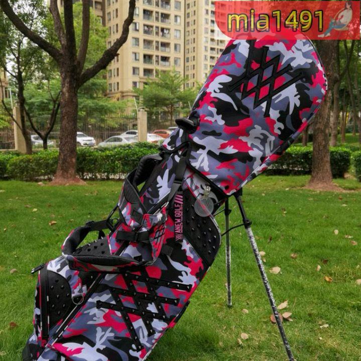 高爾夫球包 高爾夫球袋 高爾夫槍袋 槍袋 輕量便攜版 韓國ANEW高爾夫球包男女球袋迷彩女士球桿包高爾夫支架包潮流釘包