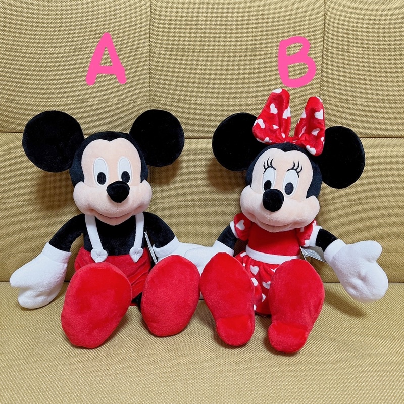 代購 日本迪士尼中心購入 正版 日版 全新 Disney 米奇 米妮 Mickey 娃娃 玩偶