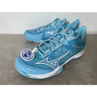 美津濃 Mizuno 羽球鞋 71GA227011 冰礦藍 Wave Claw Neo 2