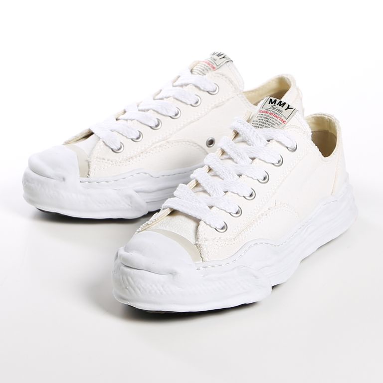 MIHARA HANK OG Sole Canvas Sneaker A05FW702 白色 MMY 溶解鞋