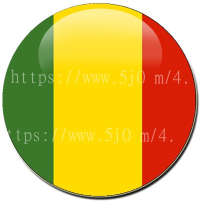 馬利 Mali 國旗 胸章 (別針) / 世界國旗