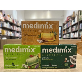 台灣公司貨 MEDIMIX 印度綠寶石美肌皂 檀香/寶貝/草本125g