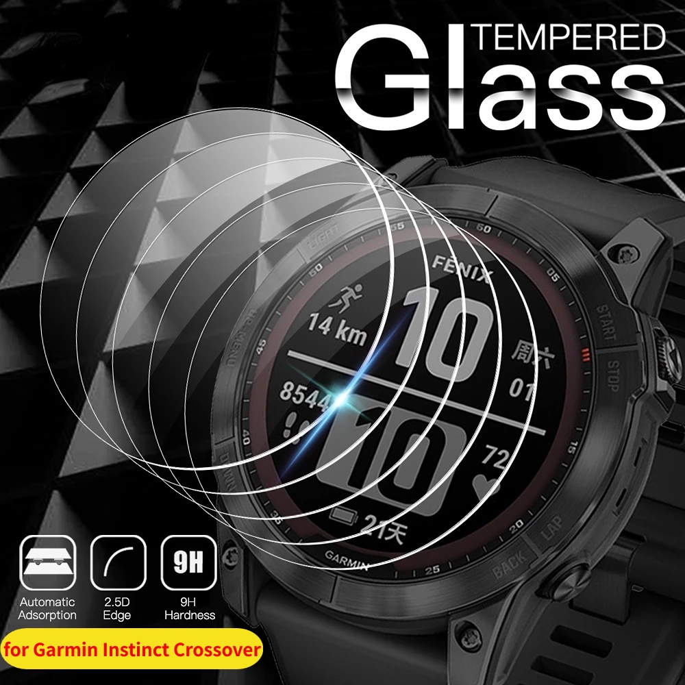 Garmin Instinct Crossover 鋼化膜 / Garmin 高清手錶膜 / 智能手錶屏幕保護膜 / G