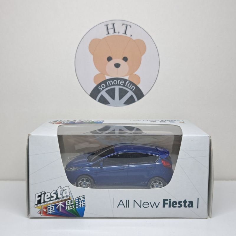 ℍ.𝕋.🚘 二手有盒 1/43 福特 FORD FIESTA 5D 小肥 模型車