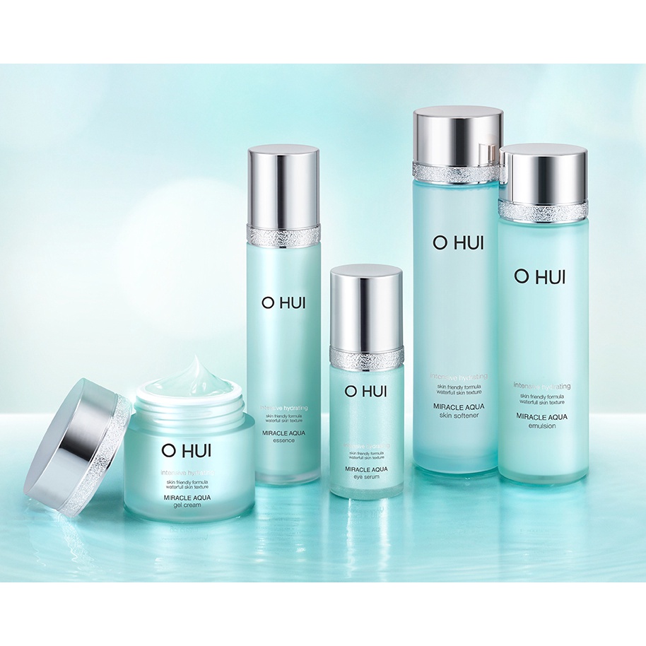 Ohui Miracle Aqua Skin Care(皮膚柔軟劑、乳液、精華液、凝膠霜、噴霧)如果購買 4 種,您將收