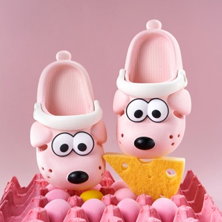 Cheerful Mario Puppy Crocs兒童拖鞋夏季男女童1-3歲2嬰幼兒防滑寶寶涼鞋外穿