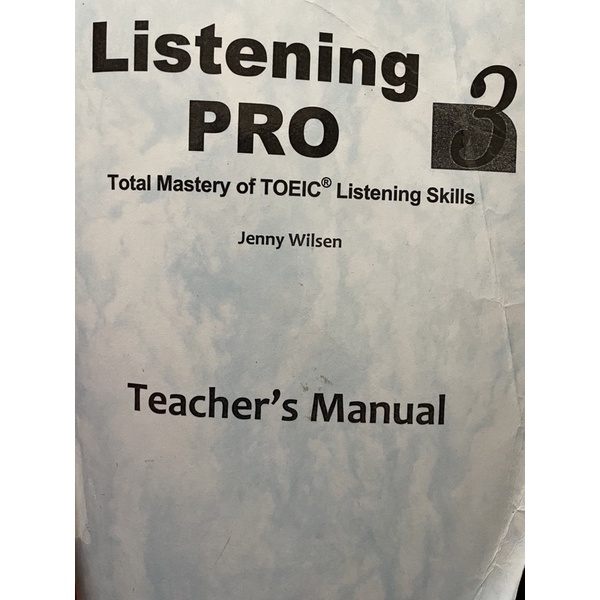 Listening  Pro3 Teacher’s Manual