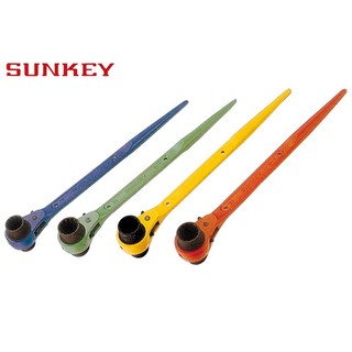 *雲端五金便利店* NRW1719 NRW-1721 日本 SUNKEY 彩色型両口 自動梅花板手 日本製