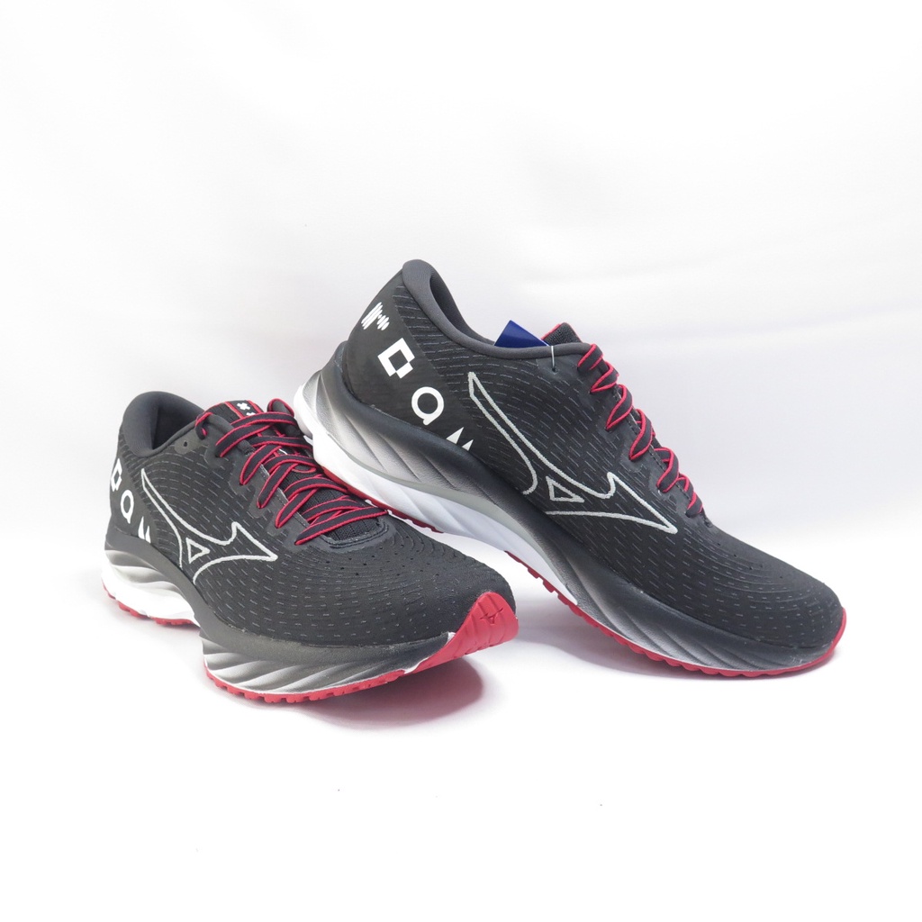 Mizuno WAVE RIDER 26 SSW 男 慢跑鞋 緩衝型 J1GC226201 黑x紅【iSport】