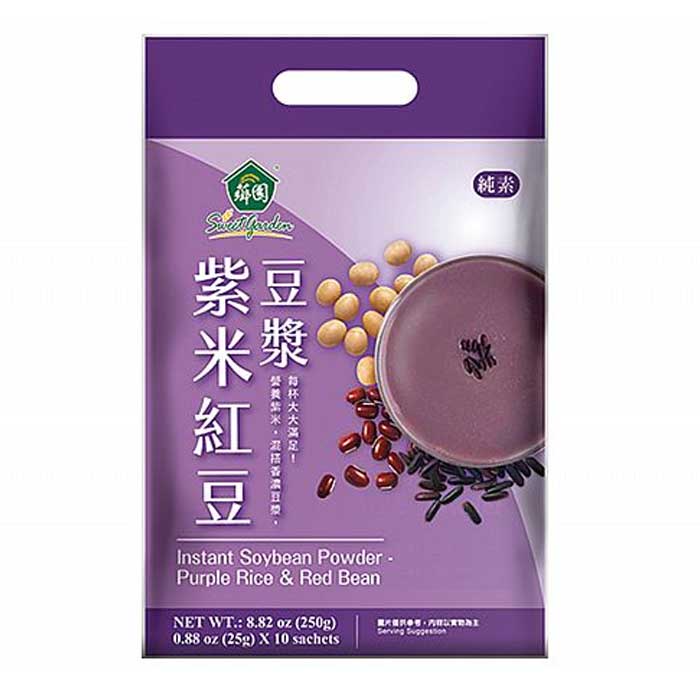 薌園 紫米紅豆豆漿粉(熟粉)25gx10包【小三美日】DS011700