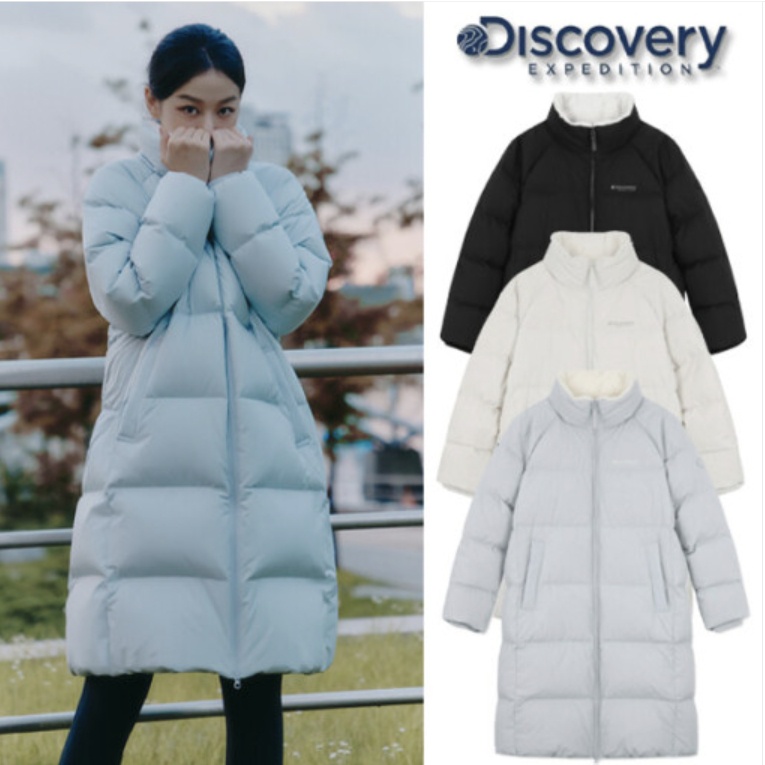 過季特賣❗️韓國 Discovery 22FW 女裝 長版高領羽絨外套 長版羽絨大衣 DWDJ99026