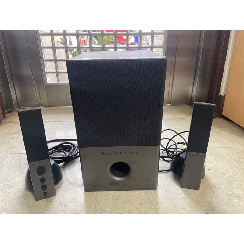 Altec Lansing  絕版 經典 二手喇叭 電競 遊戲 喇叭 可當零件機    功能正常 只是會有雜音