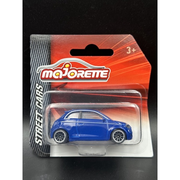 -78車庫- Majorette 美捷輪 Fiat 500e icon Cabrio 飛雅特 藍色