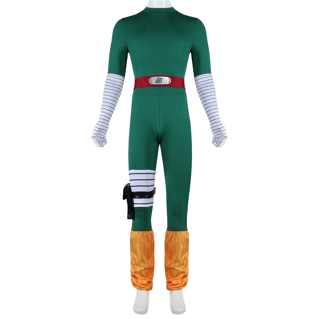 台灣出貨 加急免運 火影cos忍者cos李洛克cosplay服裝 小李cos李洛克cos服角色扮演角色扮演私人設計服