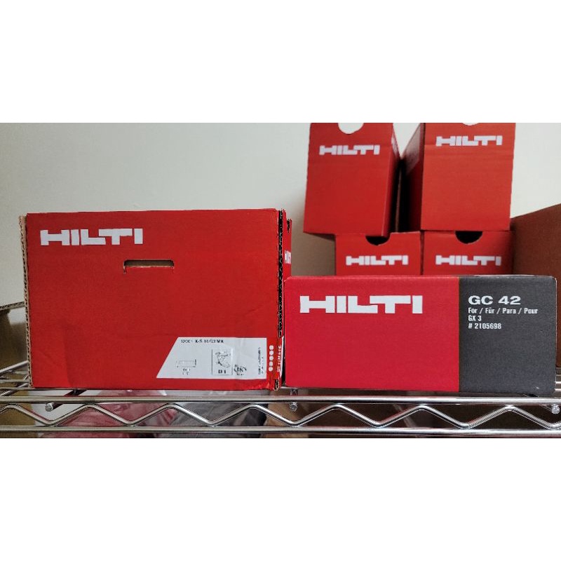 hilti gx3 喜得釘瓦斯擊釘槍1瓶瓦斯瓶及1盒釘子