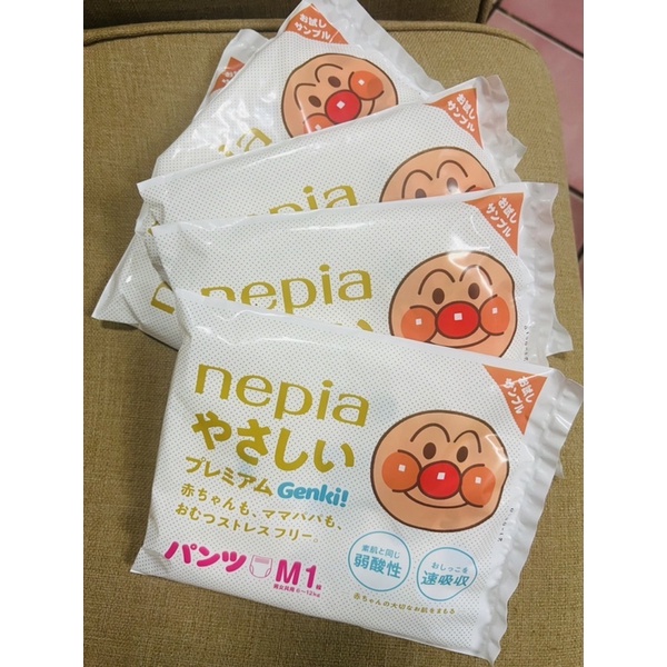 NEPIA 王子 麵包超人 日本境內款 新包裝 褲型尿布 M 試用包