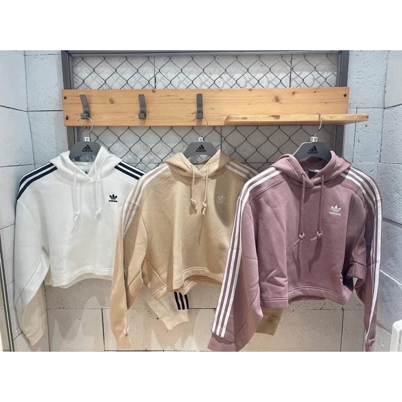 【lujiu_shop】Adidas Originals 短版帽t 女款 HN5883 HN5884 HN5885