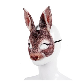 兔子 兔 兔兔 小白兔 rabbit mask EVA 面具 兔子面具 兔頭套 萬聖節 尾牙 COS COSPLAY