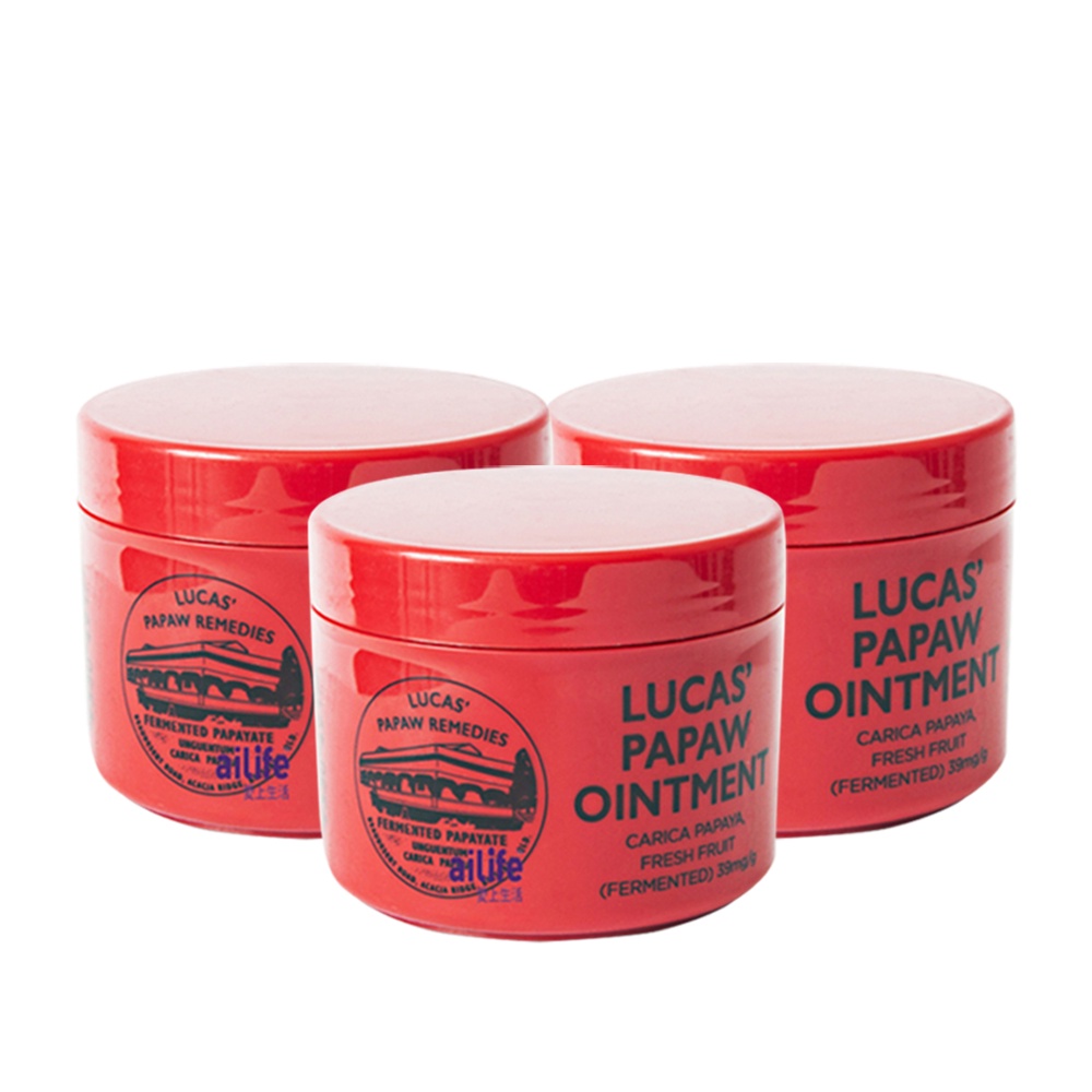 【澳洲 LUCAS' PAPAW OINTMENT】木瓜霜3入 (75g)