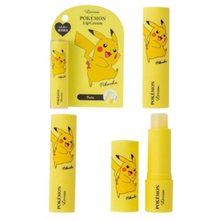 日本pokemon寶卡可夢-皮卡丘，卡比獸，胖丁，耿鬼護唇膏