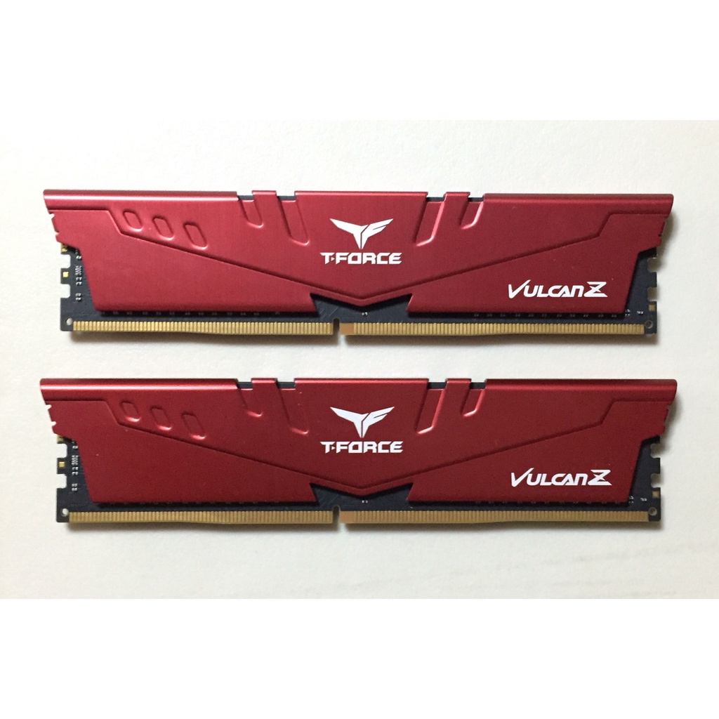 售十銓 火神VULCAN Z (可超頻) T-Force DDR4-3200 8gx2 及 16gx1 記憶體(終保)