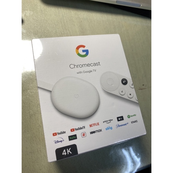 現貨 Google Chromecast with Google TV 4K 全新未開封