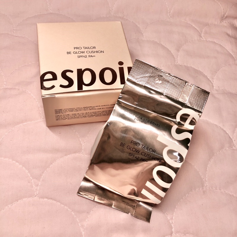 ｛ ESPOIR ｝Be Glow系列 艾絲鉑盈潤光彩氣墊粉餅替換芯 #21 Ivory 象牙色 補充包 金盒 附盒