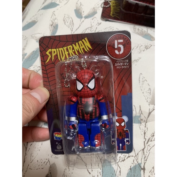 庫柏力克熊 Bearbrick 蜘蛛人 spiderman 漫威Marvel 一番賞 100% 鑰匙圈 5號