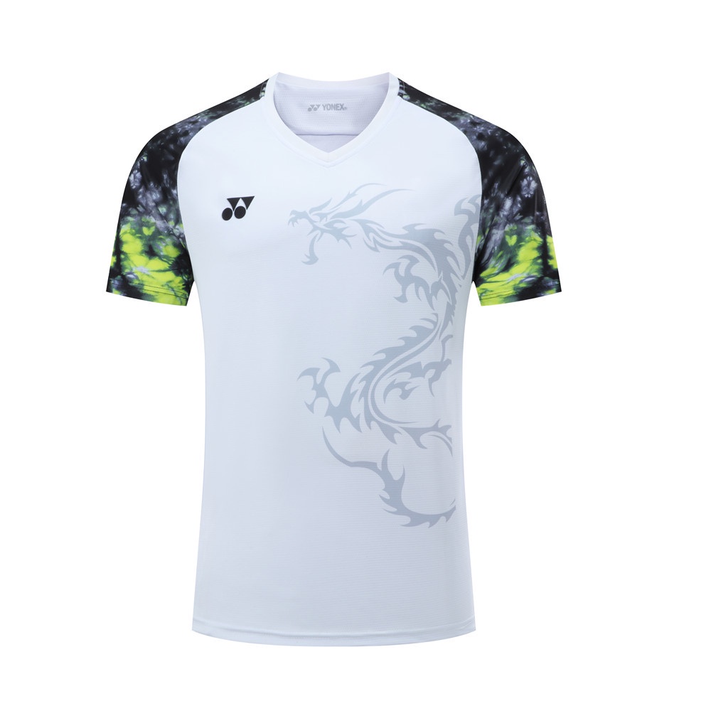 Yonex新款羽毛球服運動衫比賽訓練服透氣速乾球衣僅限比賽隊服休閒透氣運動衫