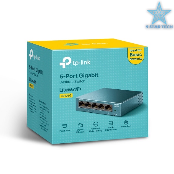 TP-LINK　LS105G　Gigabit交換器