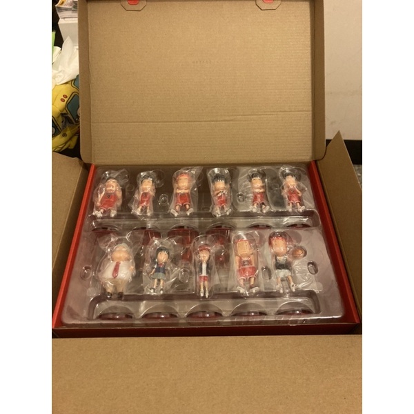 SLAM DUNK FIGURE COLLECTION灌籃高手湘北SET 小公仔套組17入 全新台灣公司貨 展場限定款