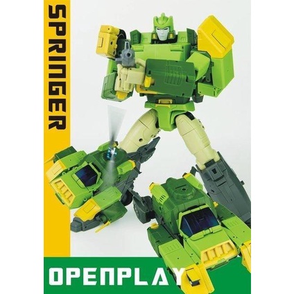 全新正品出清 台灣現貨 OpenPlay  變形金剛 SPRINGER 彈簧