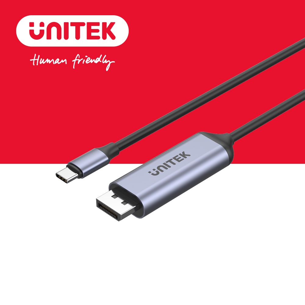 UNITEK USB-C 轉 DisplayPort 1.4版 傳輸線 (Y-V1423C)