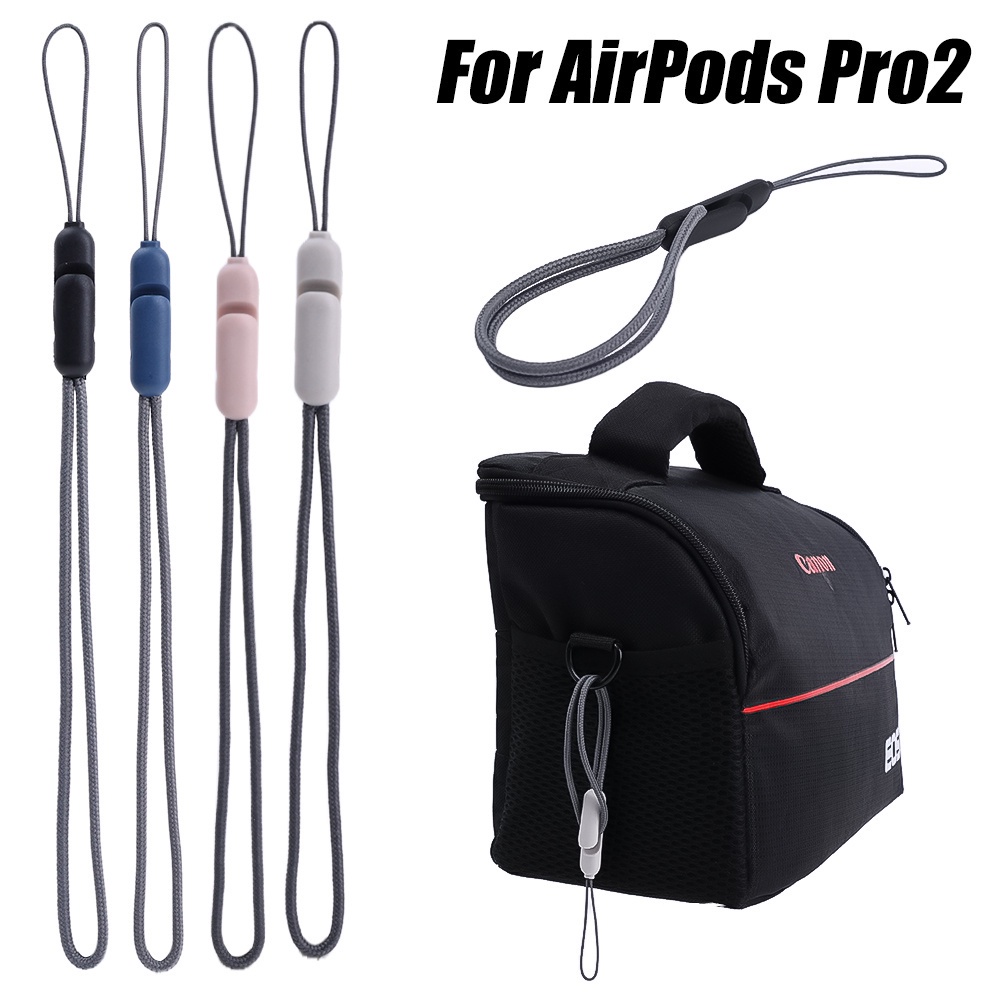 適用於 Airpods Pro 2 耳套高品質掛繩的多用途防丟軟彈力繩