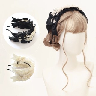 現貨+預購*lolita 蘿莉塔重工古典蕾絲荷葉邊華麗髮箍 doll 娃娃 復古 cla 蘿莉塔 甜美 女僕 kc 髮飾