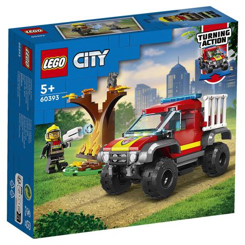 ||高雄 宅媽|樂高 積木| LEGO“60393 City-4x4 消防車救援“