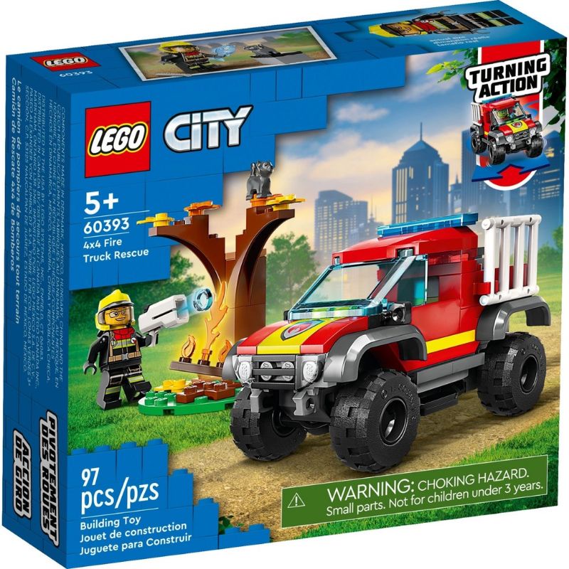 二拇弟 樂高 LEGO 60393 消防車救援