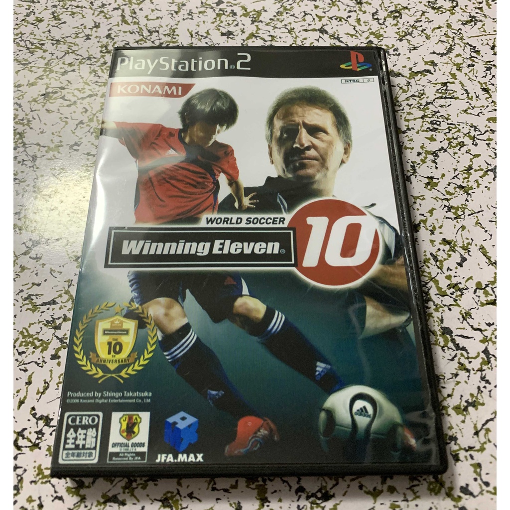 PS2 彩盤有盒 實況足球10 中文版懷舊遊戲光盤改機專用&lt;懷舊尤物電玩&gt;必備