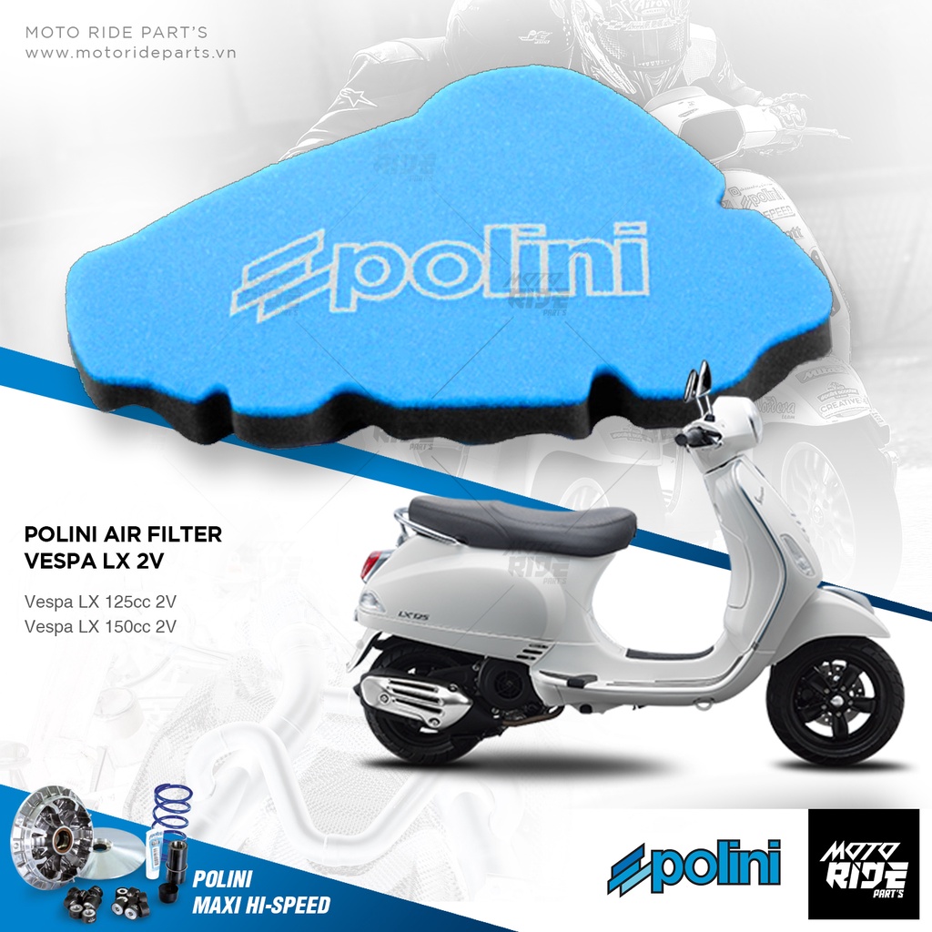 Vespa LX 2V 空氣過濾器 POLINI